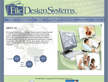 Tablet Screenshot of filedesignsystems.com